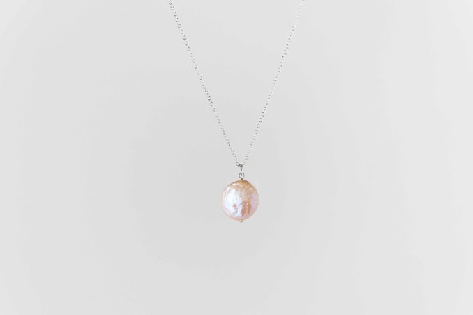 Coin Pearl necklace | silver from Julia Otilia