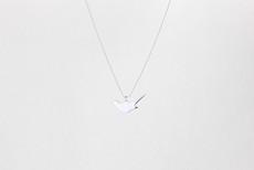 Diving bird necklace silver SALE via Julia Otilia