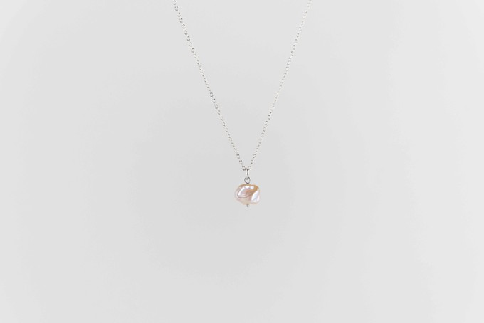 Raw Pearl necklace | silver from Julia Otilia