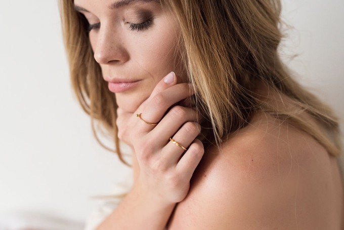 Wildberry ring gold plated from Julia Otilia