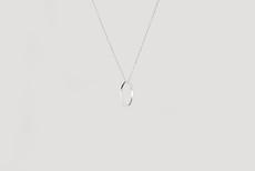 Infinity necklace | matte silver van Julia Otilia