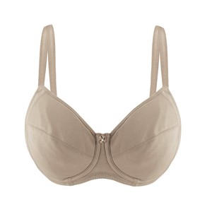 Shell-Underwired Silk & Organic Cotton Full Cup Bra with removable paddings from JulieMay Lingerie