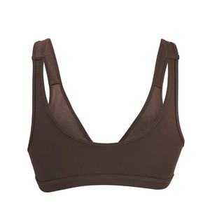Cocoa - Full Cup Front Closure Silk & Organic Cotton Wireless Bra from JulieMay Lingerie