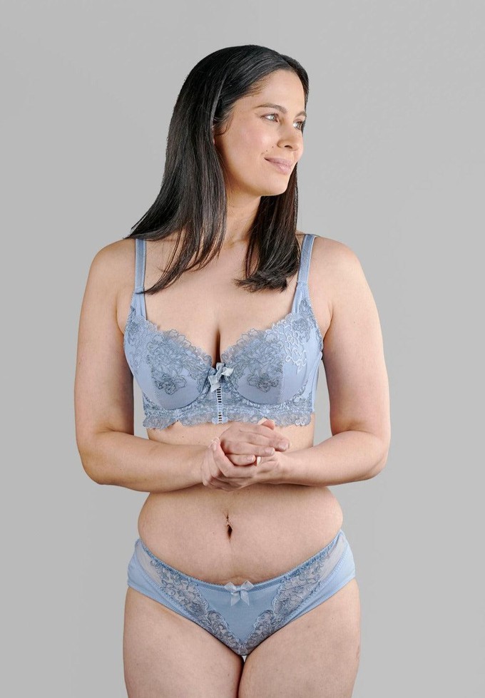 Ashley Embroidery Silk & Organic Cotton Supportive Bra from JulieMay Lingerie