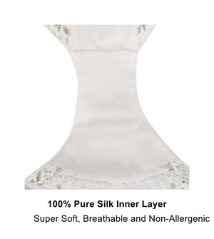 Nova - High Waisted Silk & Organic Cotton Full Brief from JulieMay Lingerie