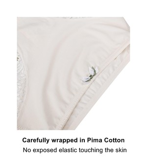 Nova - High Waisted Silk & Organic Cotton Full Brief from JulieMay Lingerie