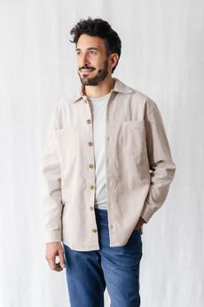 Organic Cotton Cord Shaket Kal Beige via Jyoti - Fair Works