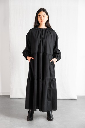 Bio-Baumwoll Kleid Savera Schwarz from Jyoti - Fair Works