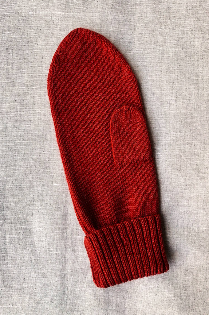 Baby Alpaca Mitten Gloves Paita Red from Jyoti - Fair Works