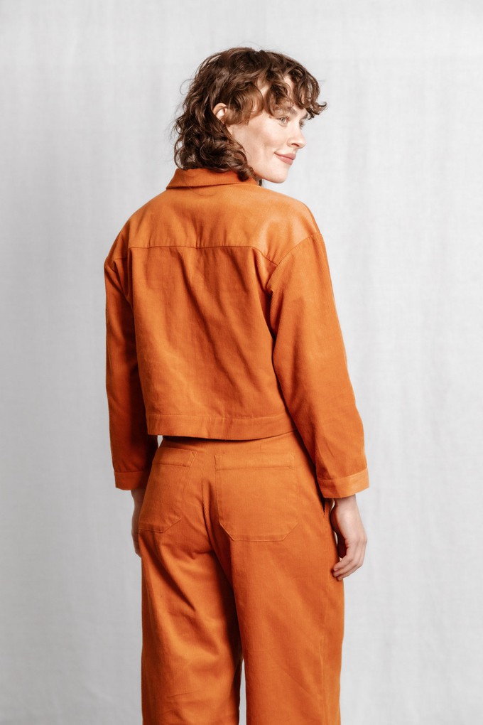 Organic cotton corduroy shacket Mayur Bernstein from Jyoti - Fair Works