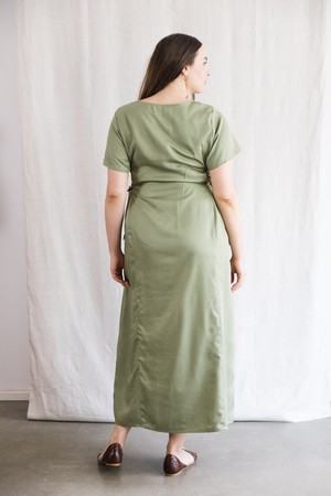 Modal Dress Ishani Matcha from Jyoti - Fair Works