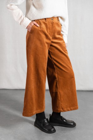 Bio-Baumwollcord Culotte Hemani Zimt from Jyoti - Fair Works