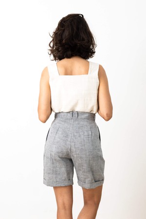 Cotton Shorts Dosti Light Grey from Jyoti - Fair Works