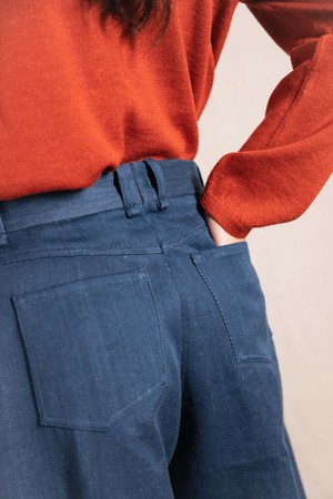Organic cotton denim trousers Tarani Denim from Jyoti - Fair Works