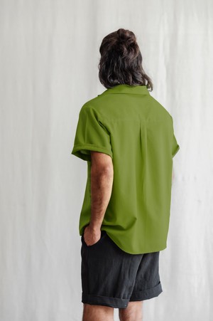 Organic Cotton Shirt Neha Basil from Jyoti - Fair Works