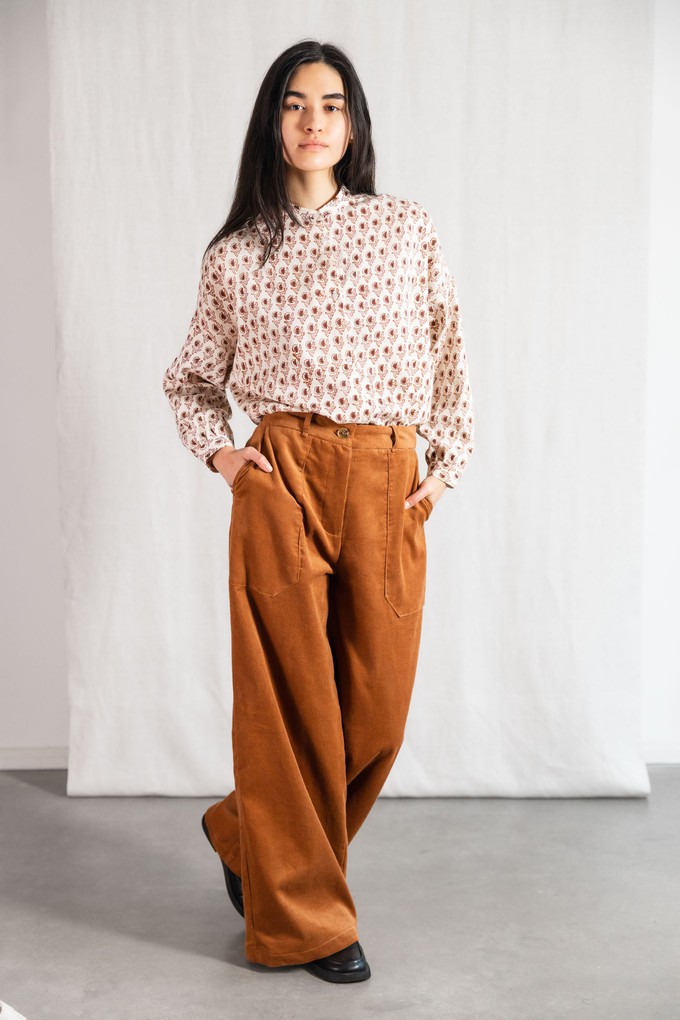 organic cotton corduroy pants Damini Bernstein from Jyoti - Fair Works
