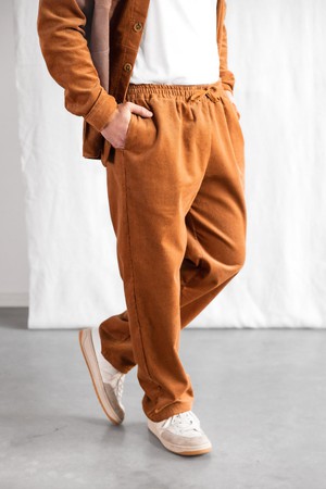 Organic cotton corduroy trousers Jhan Zimt from Jyoti - Fair Works