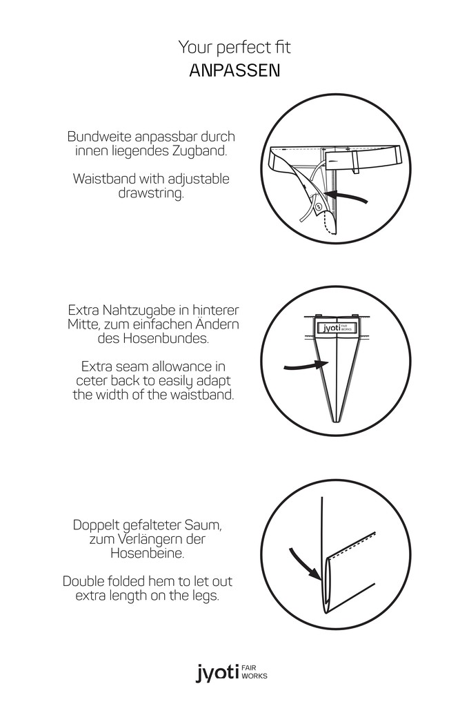 organic cotton corduroy pants Damini Bernstein from Jyoti - Fair Works