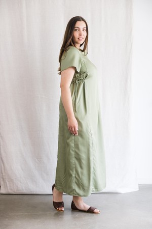 Modal Dress Ishani Matcha from Jyoti - Fair Works