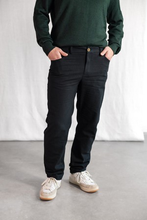 Organic cotton trousers Prakrit Black from Jyoti - Fair Works