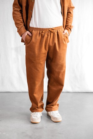 Organic cotton corduroy trousers Jhan Zimt from Jyoti - Fair Works