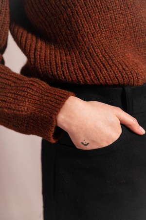 Organic cotton trousers Tarani Black from Jyoti - Fair Works