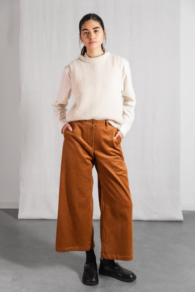 Bio-Baumwollcord Culotte Hemani Zimt from Jyoti - Fair Works