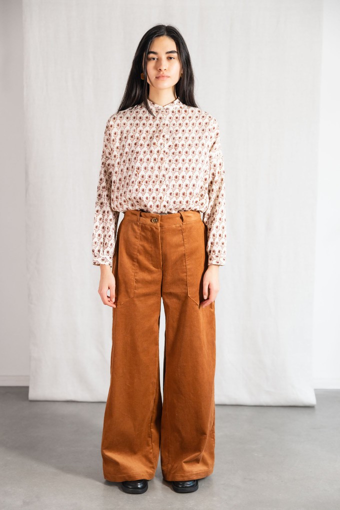 organic cotton corduroy pants Damini Bernstein from Jyoti - Fair Works
