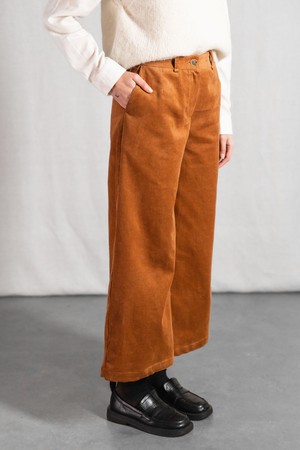 Bio-Baumwollcord Culotte Hemani Zimt from Jyoti - Fair Works