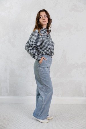 Organic cotton corduroy trousers Suhrutam Nebel from Jyoti - Fair Works