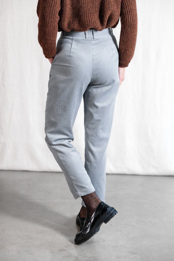 Organic cotton corduroy trousers Suruht Nebel from Jyoti - Fair Works