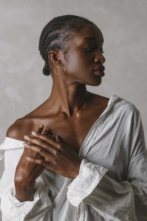 Earring Jaivik Brass from Jyoti - Fair Works