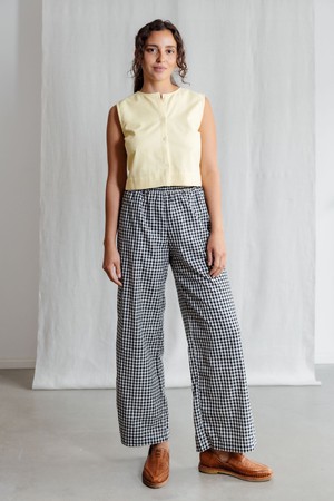 Organic Cotton Pants Jayan Checked from Jyoti - Fair Works