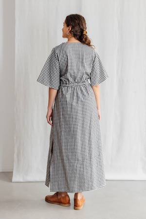 Bio-Baumwoll Kleid Vasi Kariert from Jyoti - Fair Works