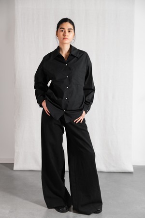 Organic cotton shirt Aasha Black from Jyoti - Fair Works