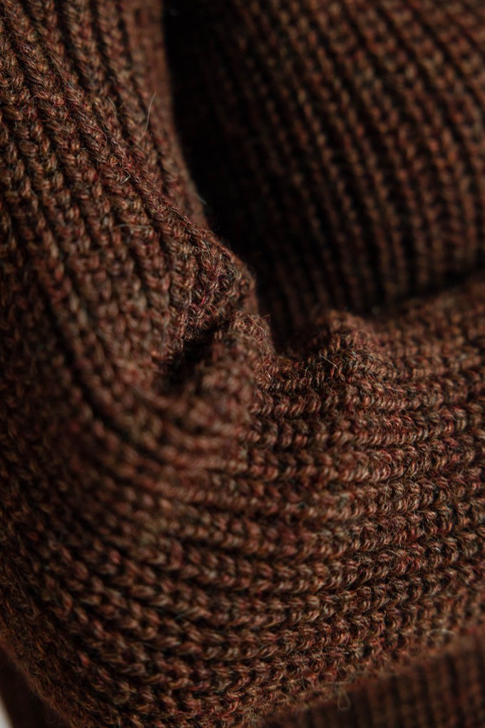 Baby-Alpaka Turtleneck Strickpullover Tacna Schokolade from Jyoti - Fair Works