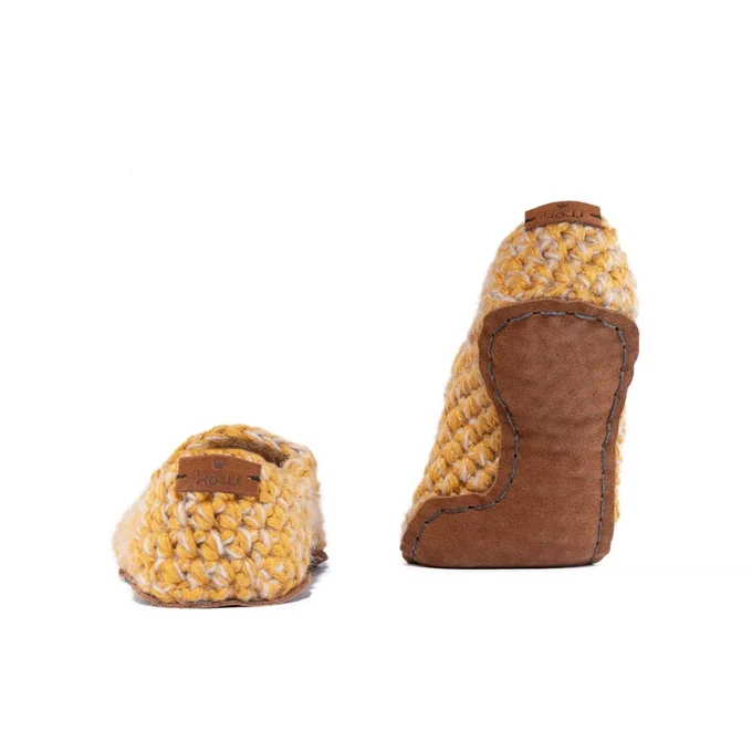 Butterscotch Wool Bamboo Slippers from Kingdom of Wow!