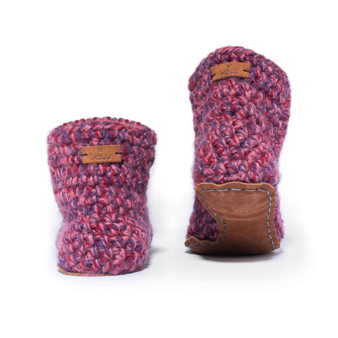 Heather Bamboo Wool Slippers | High Top from Kingdom of Wow!