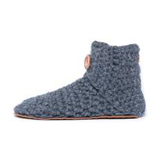 Charcoal Bamboo Wool Bootie Slippers van Kingdom of Wow!