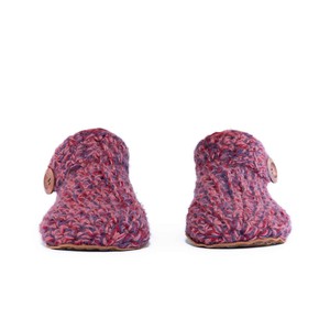 Wool Bamboo Ankle Booties in Heather from Kingdom of Wow!