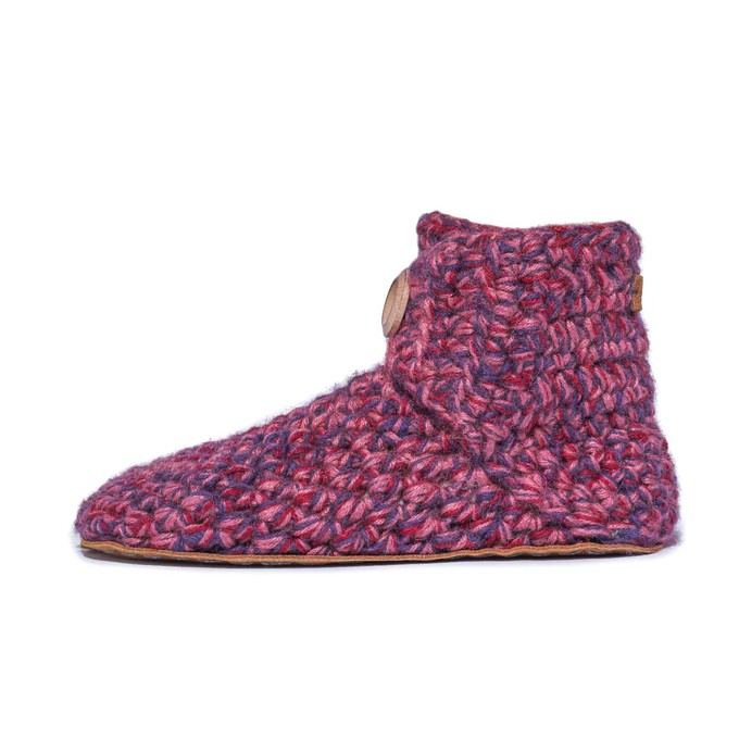Heather Bamboo Wool Slippers | High Top from Kingdom of Wow!