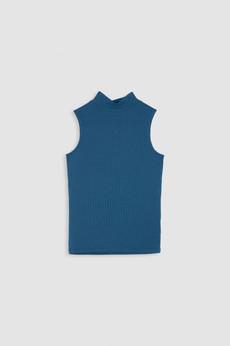 JACOBINA SLEEVELESS | DARK BLUE via Kings of Indigo