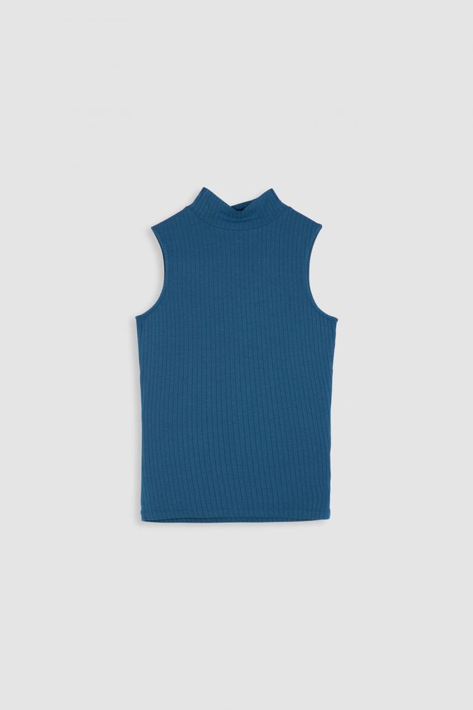 JACOBINA SLEEVELESS | DARK BLUE from Kings of Indigo