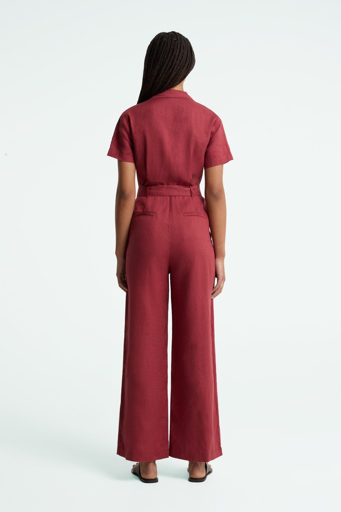 LEONOR JUMPSUIT | RUBY WINE from Kings of Indigo