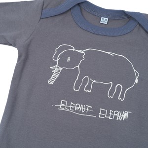 ELEPHANT Babybody Dark Green from Kipepeo-Clothing