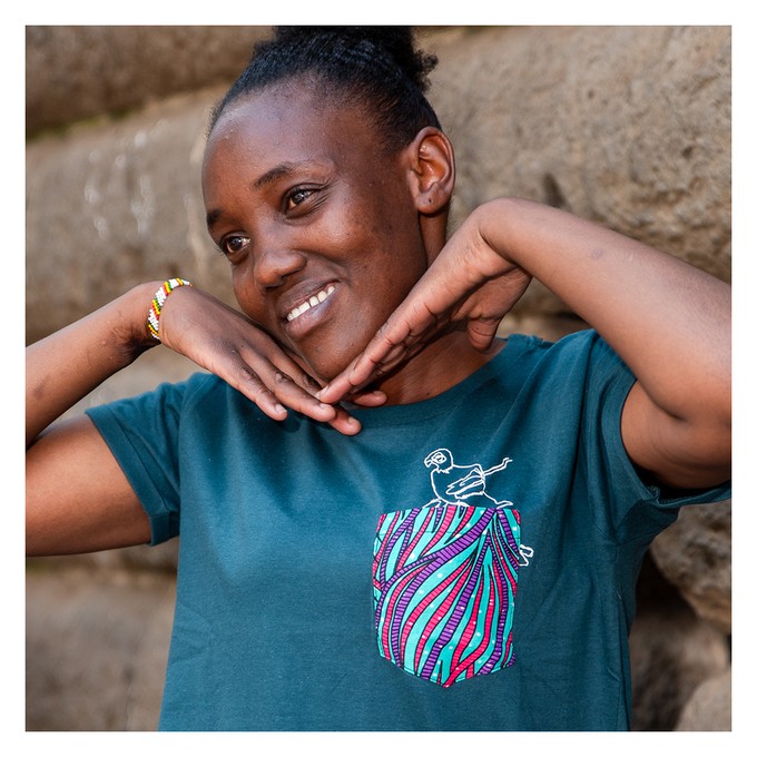 KASUKU Women Shirt from Kipepeo-Clothing