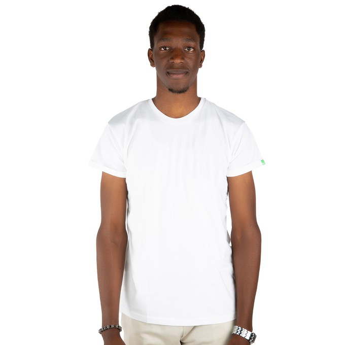 BASIC Men Shirt White from Kipepeo-Clothing