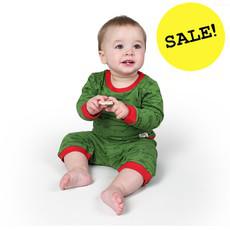 CROCODILES Baby Pyjama Green via Kipepeo-Clothing