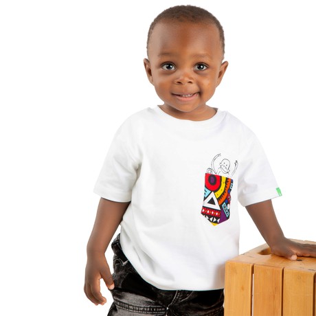 NYANI POCKET Kids Shirt van Kipepeo-Clothing