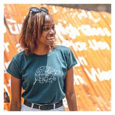 TORTOISE Women Shirt Dark Green via Kipepeo-Clothing